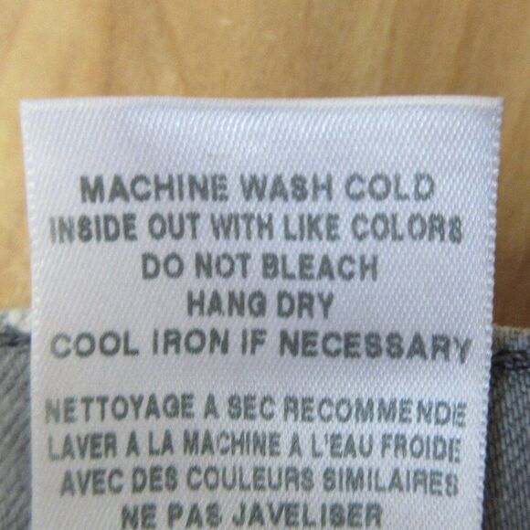 JOE'S JEANS Gabrielle Cut Off Jean Shorts Sz 27 Light Grey Gray Distressed Denim - Picture 7 of 14